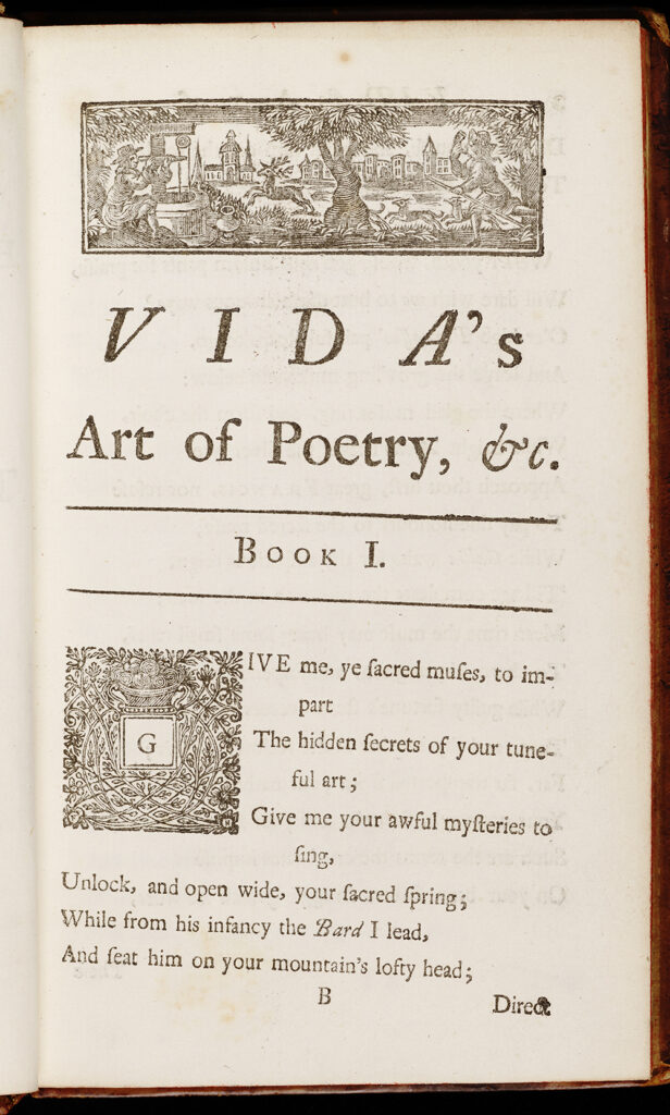 Vida’s Art of Poetry